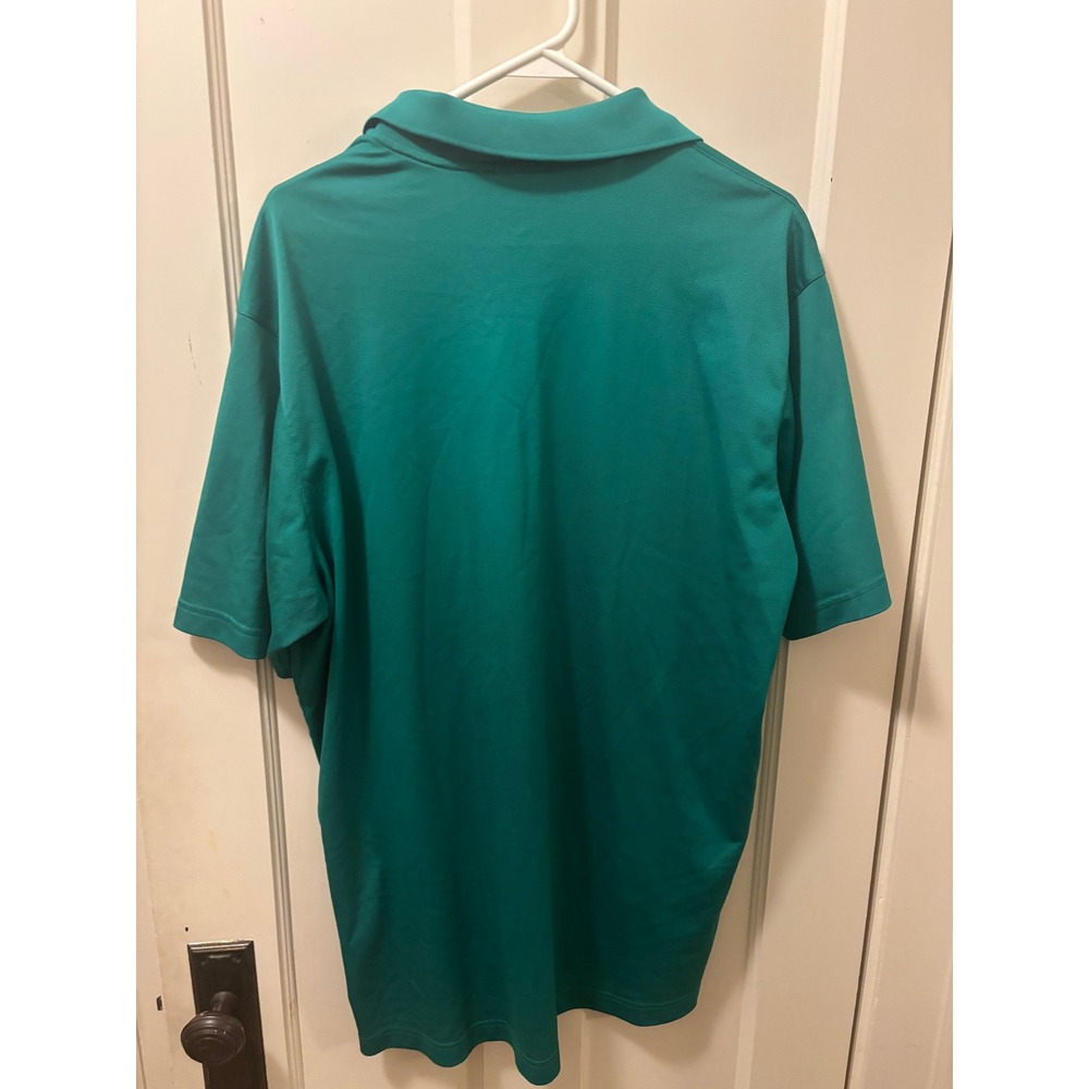 Adidas Climalite Fore Play Barstool Sports Polo Shirt Mens XL Teal Green Golf - Picture 2 of 5